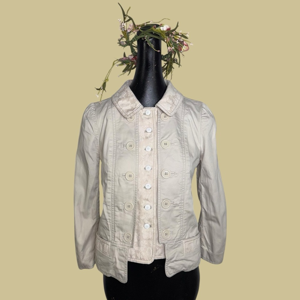 Marc Jacobs Cream Button-Front Jacket - image 1